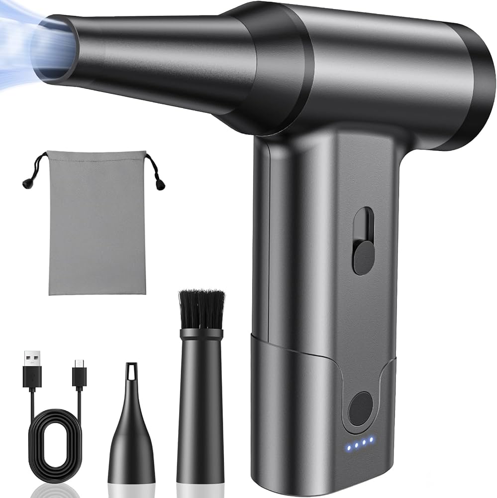 Amazon.co.jp: エアダスター 電動ブロワー ブロアー超強力250000RPM