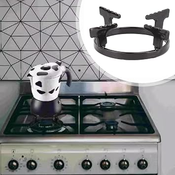 Wok Ring, Cast Iron Wok Support Ring Gas Stove Burner Grate Universal Wok Ring Cast Support for kitchen, Gas Stove Replacement Accessories