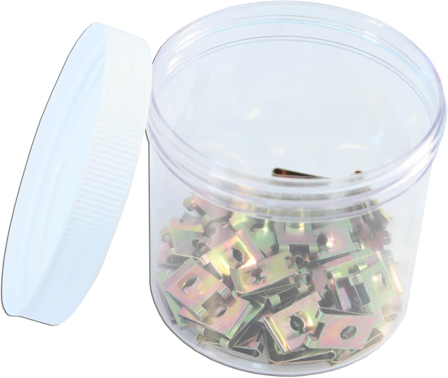 M5 5mm Fairing Clip On U Nut - Speed Nut Fastener Clamp - Motorcycle & Auto - Honda Suzuki Kawasaki Yamaha GSXR CBR ZXR R1 R6 SV Bandit - Set of 50…