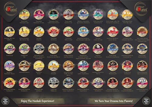 Miniatura 4 de Tanya Herbal 100% Nicotina Y Tabaco Libre Shisha Hookah Sabores 250G Bolsa (Grape Mint)