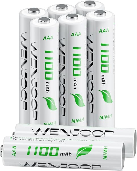 単4充電池 8本 充電式 ニッケル水素 1.2V 1100mAh 低自己放電 繰り返し使用可能 リモコン おもちゃ用 - 1