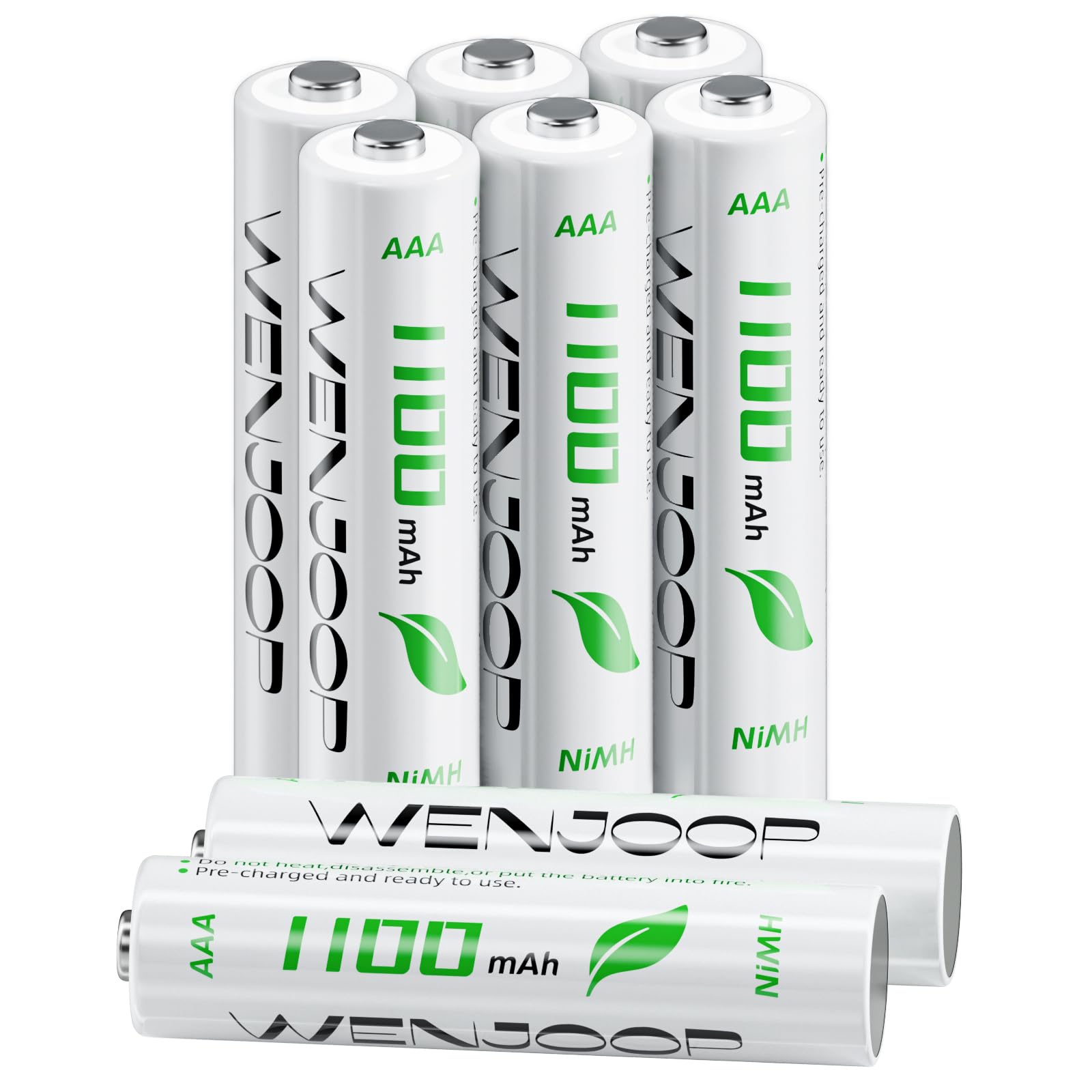 単4充電池 8本 充電式 ニッケル水素 1.2V 1100mAh 低自己放電 繰り返し使用可能 リモコン おもちゃ用 - 1