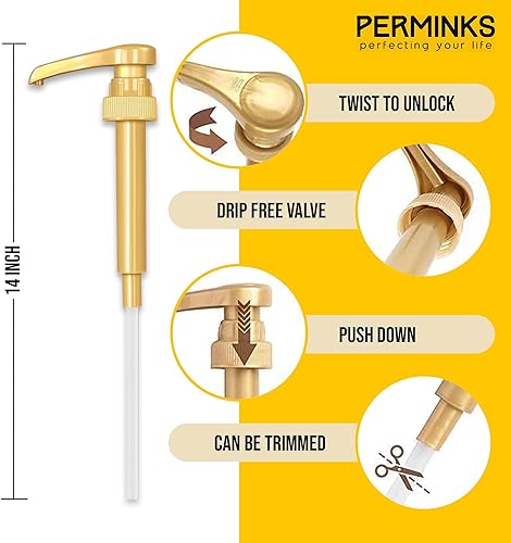 Miniatura 74 de Bomba de jarabe prémium compatible con botella Torani de 25.4 fl oz, jarabes Davinci, dispensador de jarabe sin derrames, sin obstrucciones