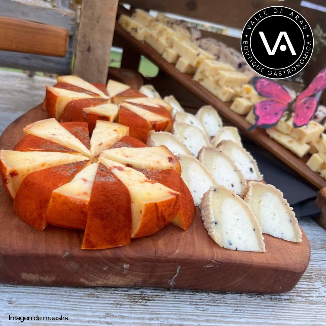 Tabla de Quesos sin Lactosa | Exquisita Selección de Quesos Artesanales de 900gr de queso cortado | Ideal para Intolerantes a la Lactosa | Sabor Suave y Natural | Perfecto para Aperitivos y Cenas