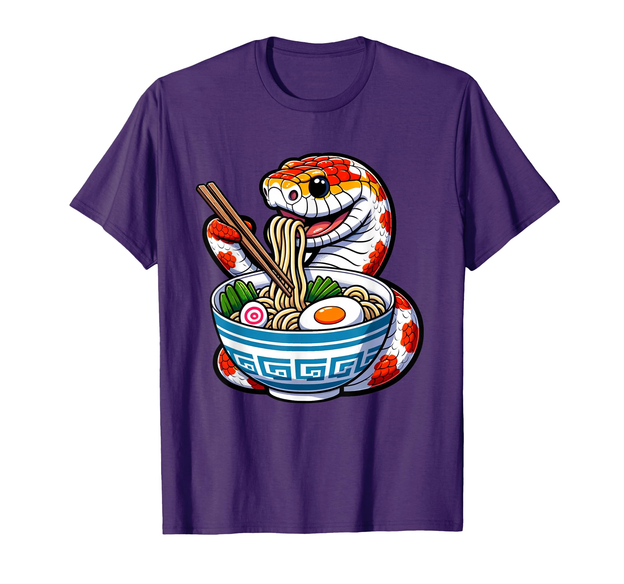 Corn Snake Kawaii, Cute Ramen Corn Snake, Funny Reptile Love T-Shirt