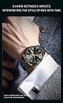 OLEVS Montre pour les hommes Diamant Robe d'affaires en acier inoxydable Quartz analogique Imperméable Date Lumineuse Deux Tons Montre de Wrist Casual de luxe