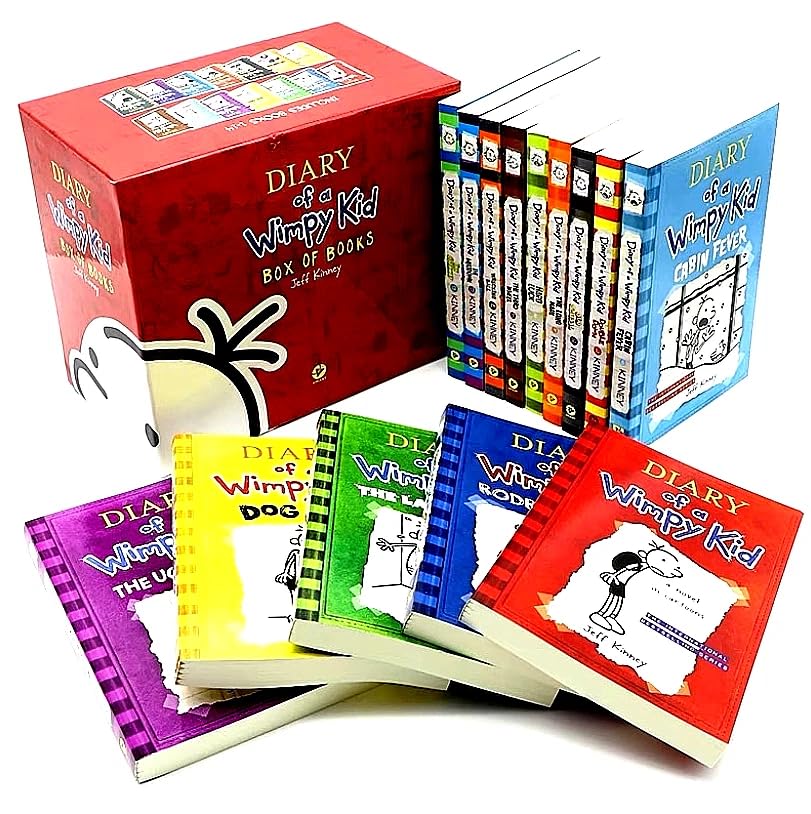 Diary of a Wimpy Kid: The Ultimate Collection Box Set – Books 1–23 by Jeff Kinney | Complete Paperback Series with Collector’s Box | Perfect Gift for Kids & Teens image 4