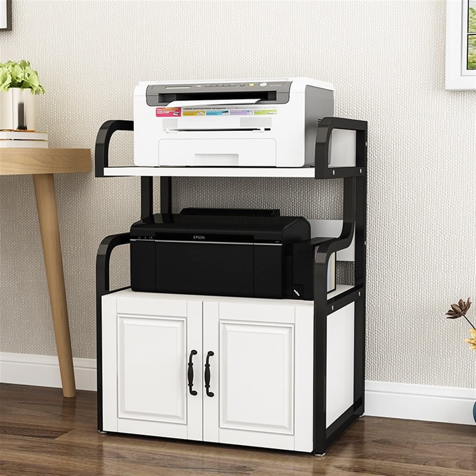 Supporto per Stampante Stampante Stampante Stampante Piano a soffitto Stampante for Duty Duty Shelf Shelf Home Porta dell'armadio Armadio Finesing Rack Gread Office Multi-Layer Copiers Stand Scaffale