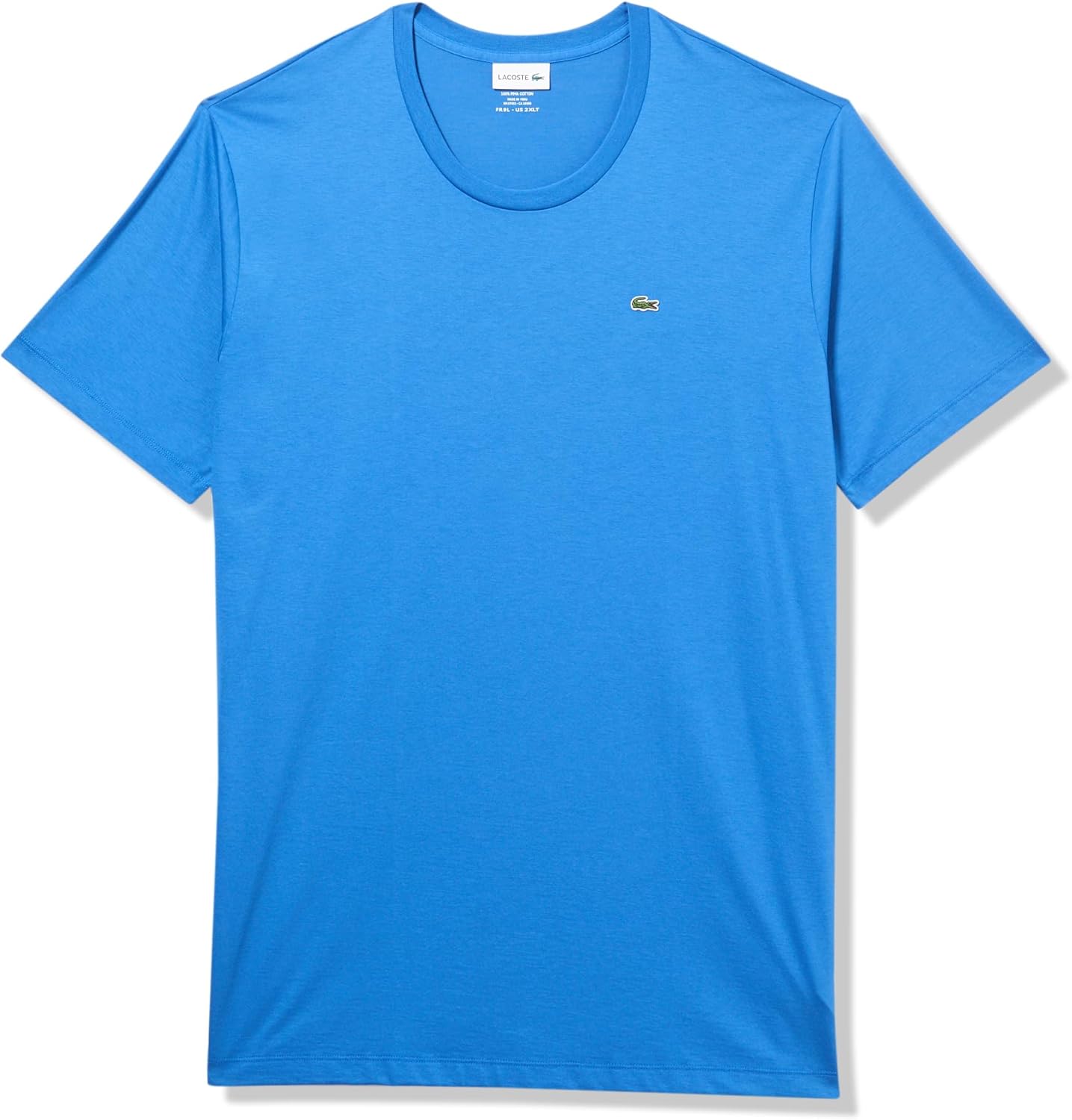 Lacoste Mens Tall Fit V-Neck Short Sleeve Regular Fit Pima Cotton T-Shirt