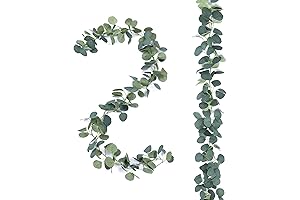 2-Pack Artificial Eucalyptus Garland: Transform Your Space with Nature's Grace