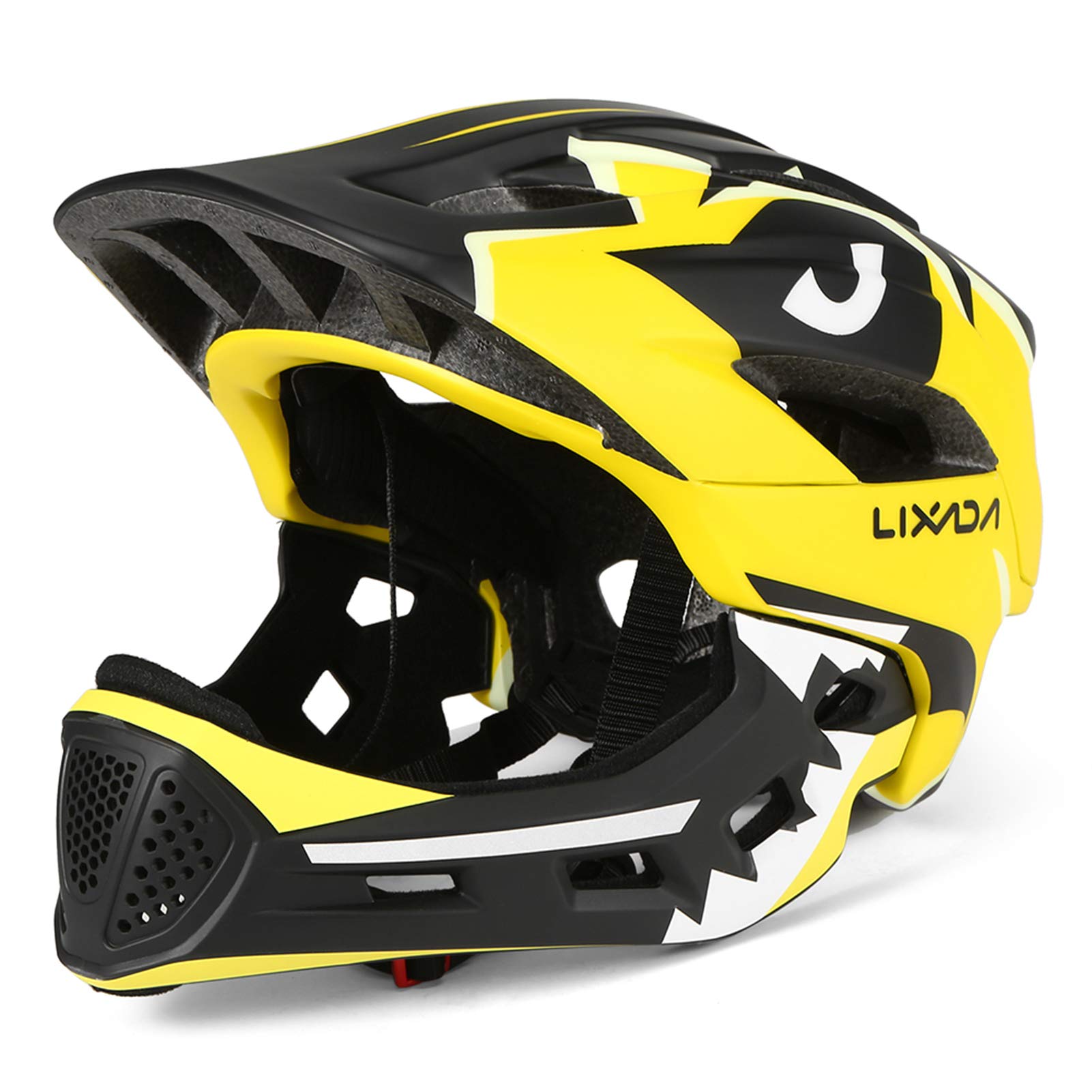 Lixada Kids Full Face Helmet Detachable Full Face Kids Bike Helmet Children Sports Safety Helmet for Cycling Skateboarding Roller Skating — image 1