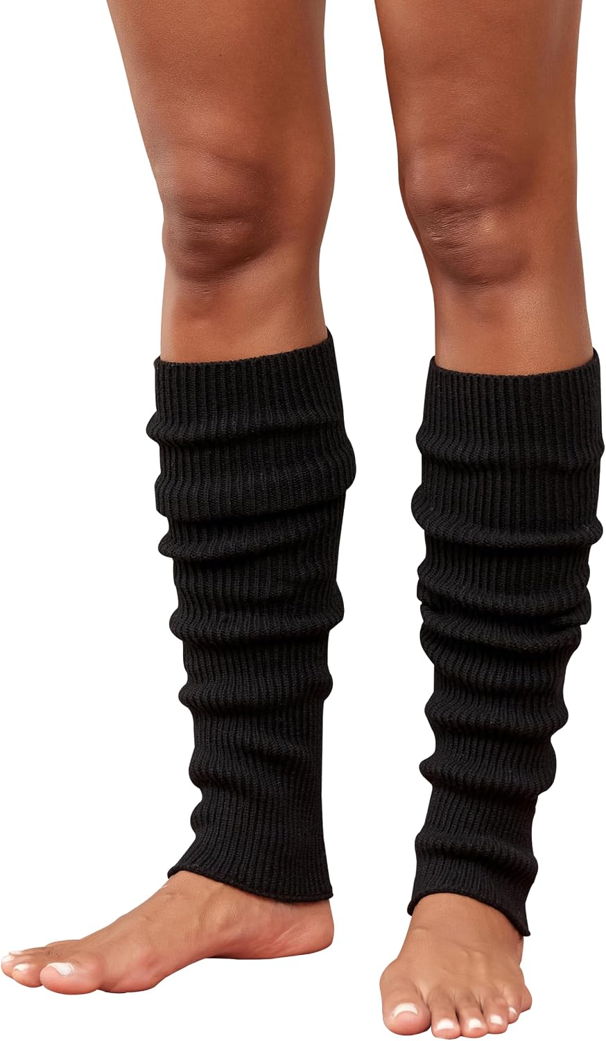 Women Leg Warmers 80s 90s Y2K Style Ribbed Knit Boot Socks for Yoga Dance Sports