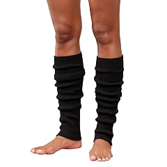 Women Leg Warmers 80s 90s Y2K Style Ribbed Knit Boot Socks for Yoga Dance Sports