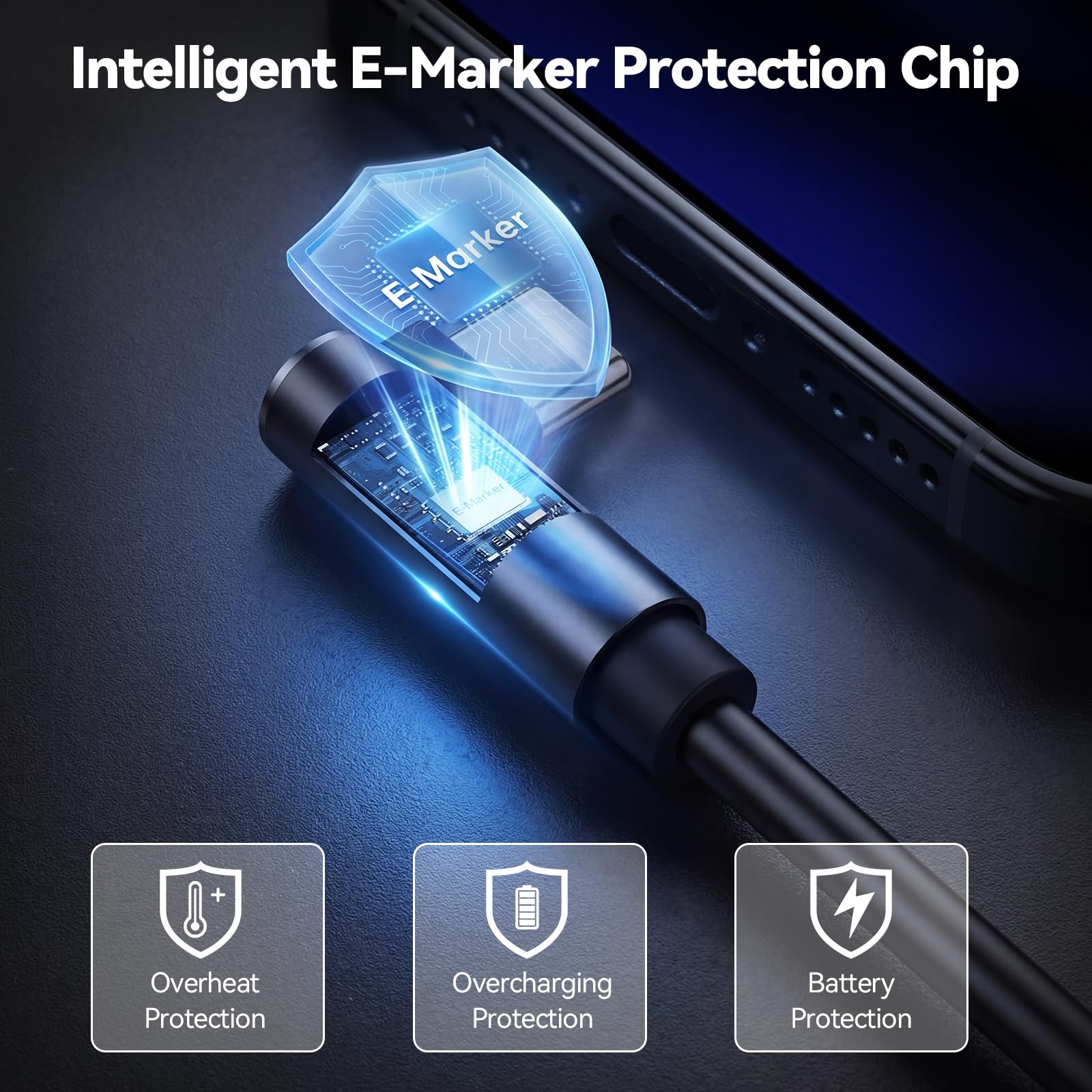 OTraki Cavo USB C a Spirale Corto 240W Cavo USB C Retrattile [0,3-0,8M] Cable USB Type-C 90 Gradi Supporta QC3.0 Compatibile con iPhone 17 16 15, per Samsung Galaxy S25 S24 S23 S22, per iPad Pro Air