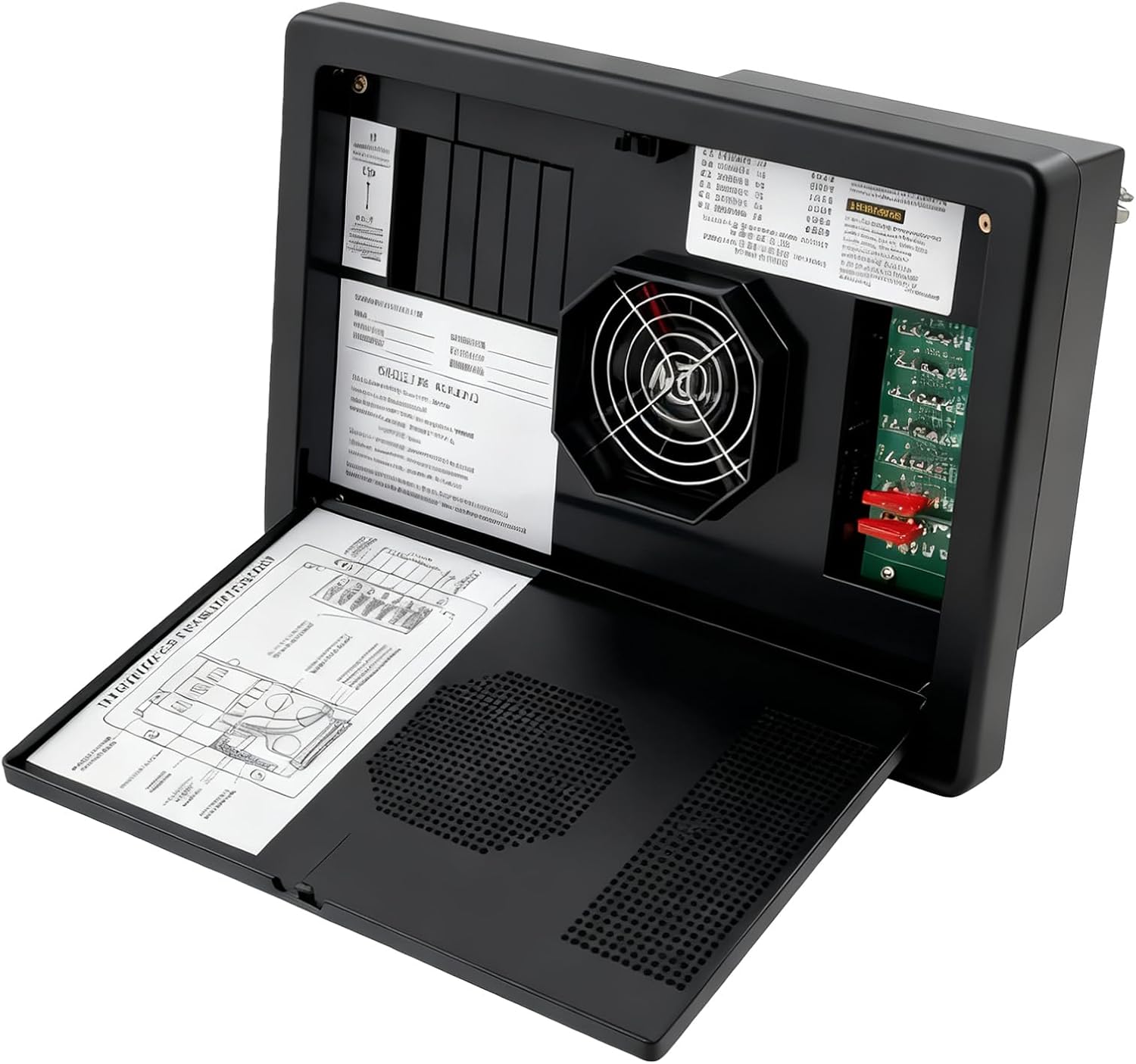 MINJIANG WF-8735-AD 30A RV Power Converter Charger, 35 Amp DC Output Power Center Support Auto Detect, wf-8735 Battery Charger, Compatible with RV/Camper/Caravans/Travel Trailer