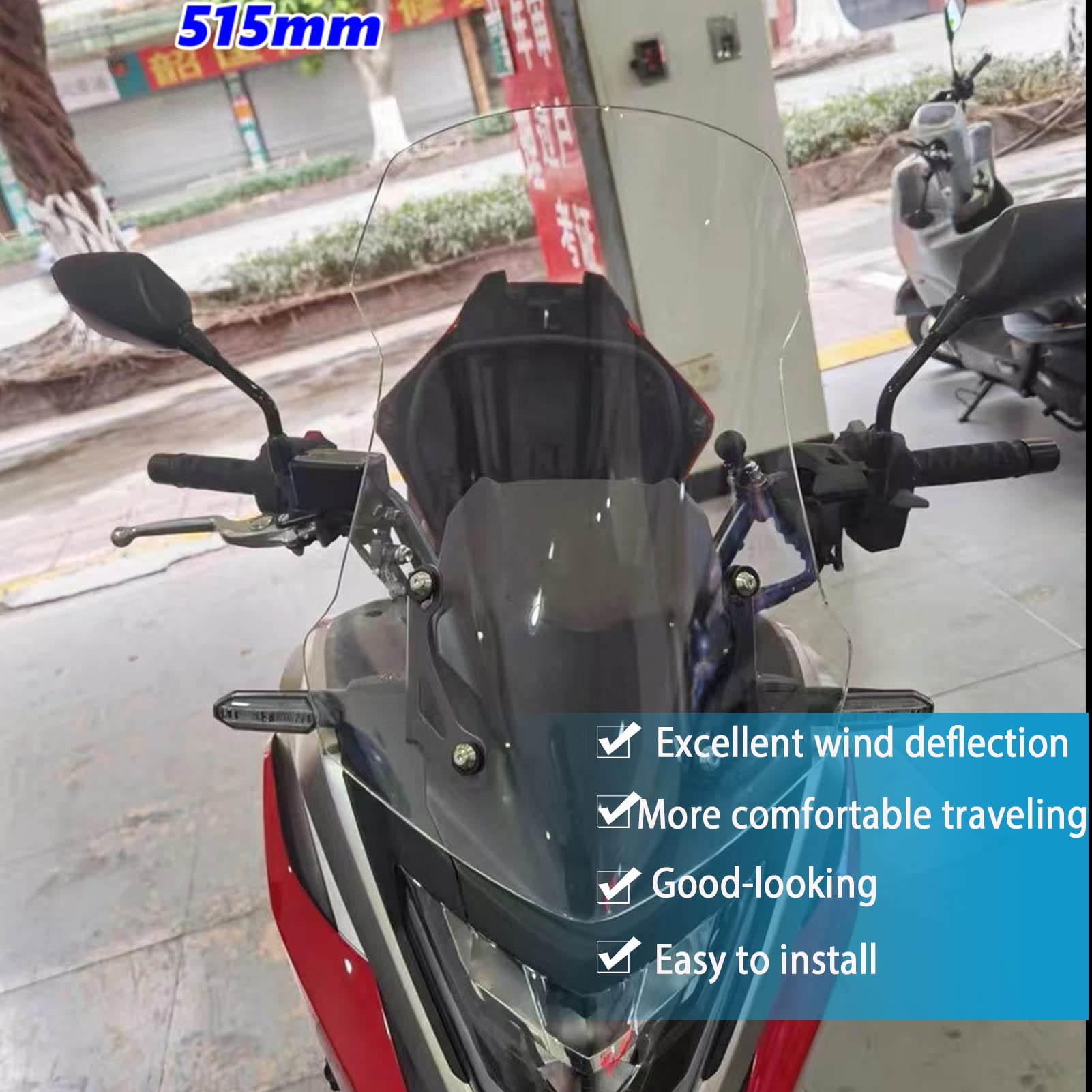 Amazon | Midimttopフロントガラス風防 適用車種NC700X NC750X NC 750