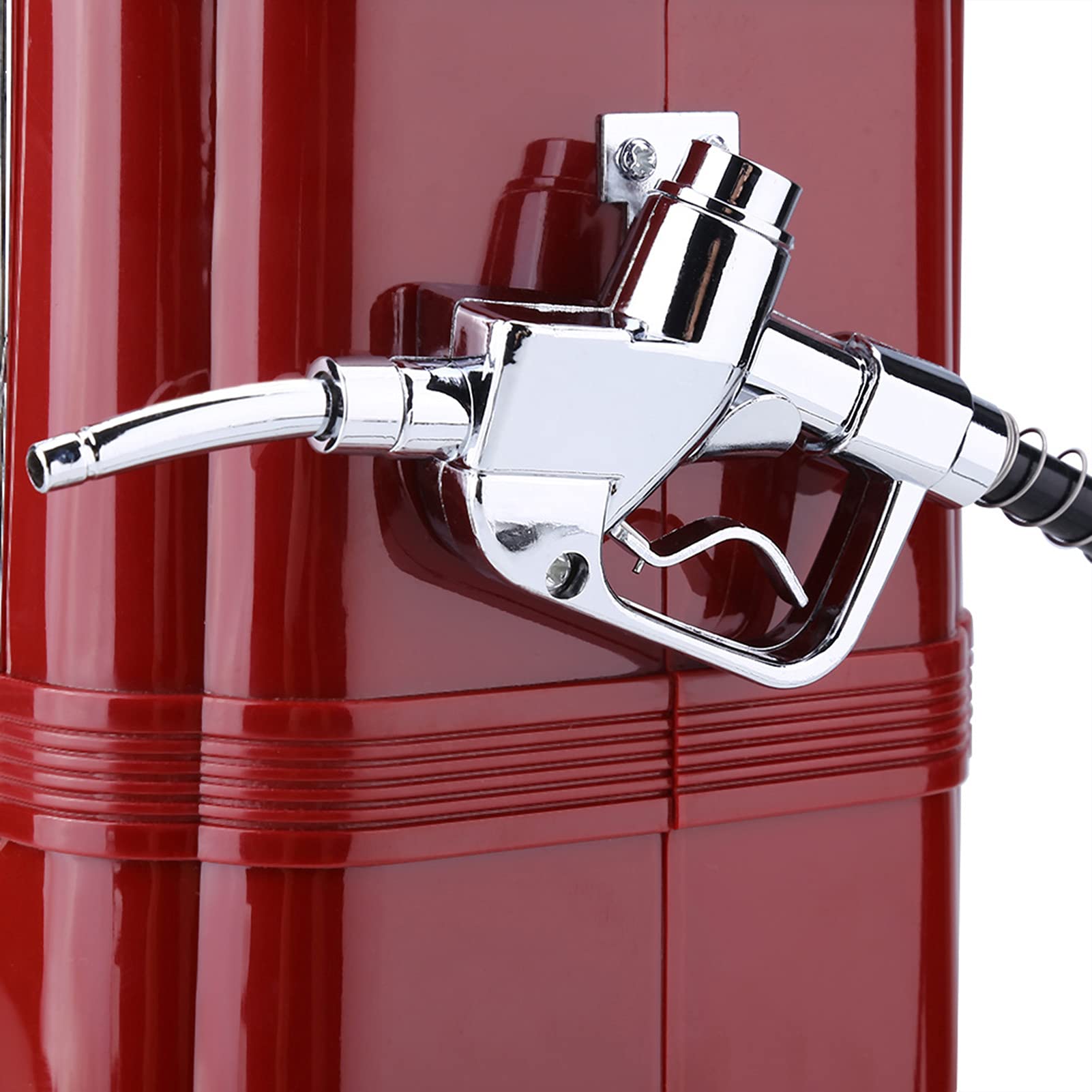 aqxreight Pompe à Vin et Boissons à Double Pistolet 1000cc, Distributeur de Liqueur, d'alcool et de Bière, Accessoires de Bar pour à Domicile et Fêtes (Rouge)