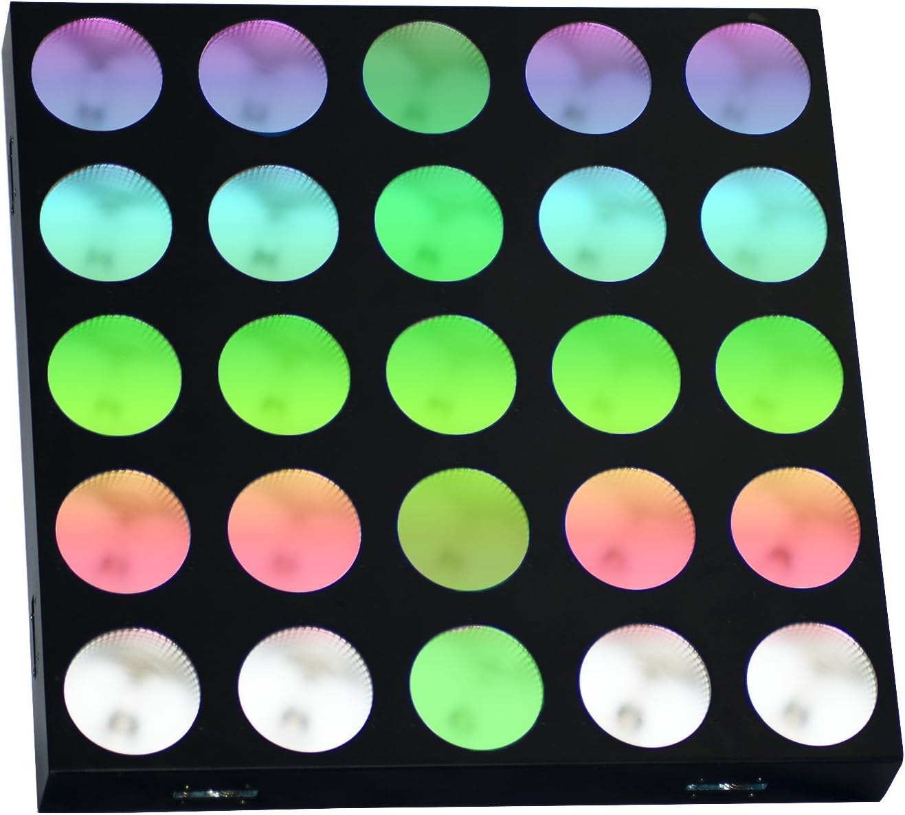 Rasha Professional RPAS Matrix Gar LED Wash Panel Combined of 25 Small Multicolored Lights with Built-in Dynamic and Static Patterns+ A Year Warranty, Black