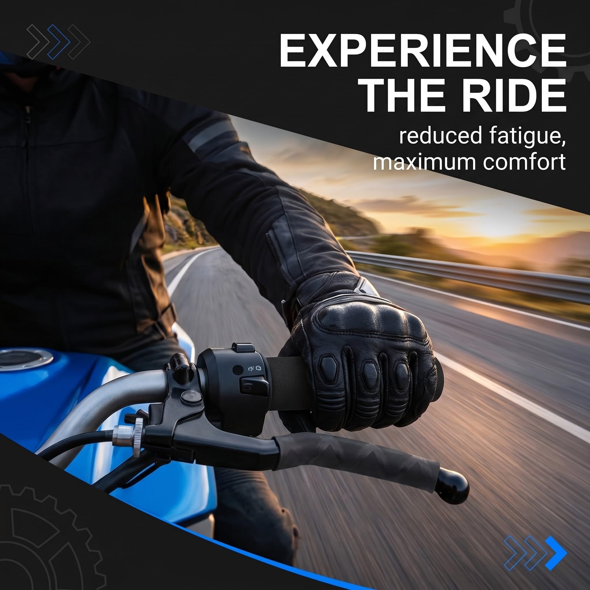 Copre Grips Moto Copertura Universale Termorestringente Maniglia Barra Antiscivolo Manubrio Comfort