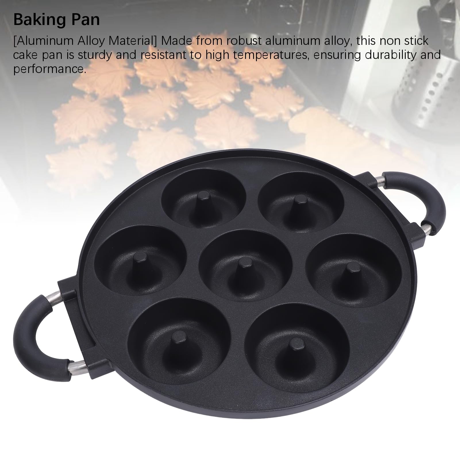Moule à Beignets, Plaque de Cuisson Antiadhésive en Alliage