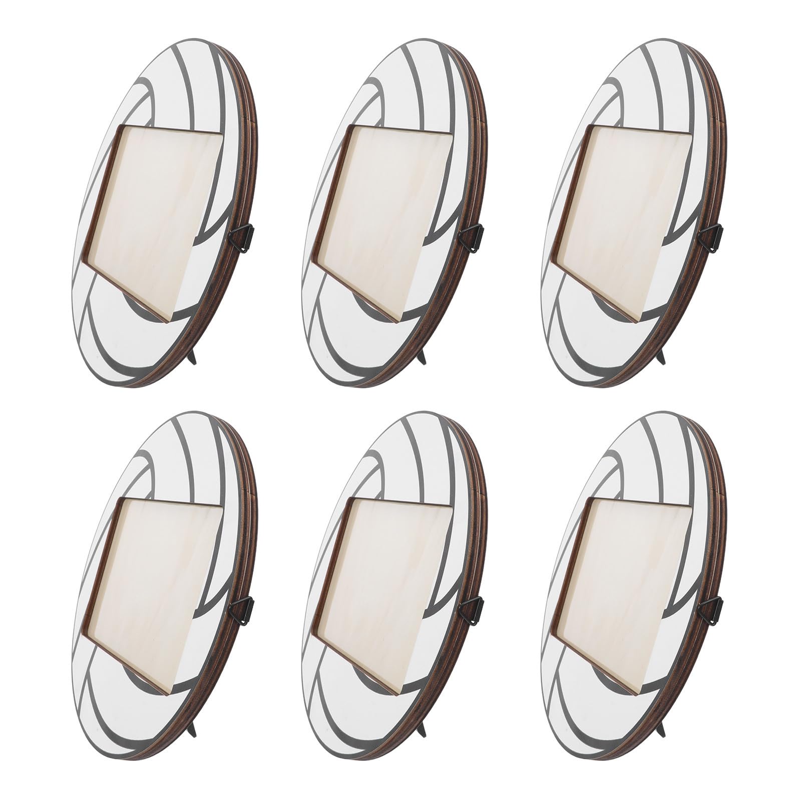 minkissy 6 Pezzi Cornice per Foto da Tavolo Resistente e Decorativa in Legno Bianco con Design Sportivo Unico per Pallavolisti per Scrivanie e Esposizione Scolastica