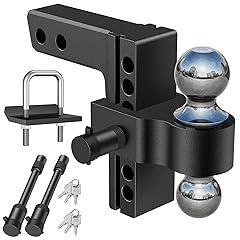Kohree Adjustable Trailer Hitch with Dual Ball