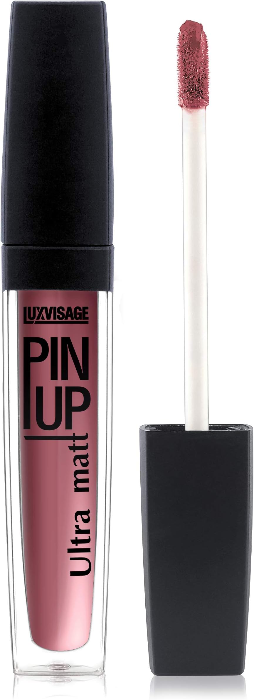 Luxvisage Ultra Matte Long-Lasting Liquid Lipstick Pin Up with Vitamin E (Shade 40, Pink Orchid)