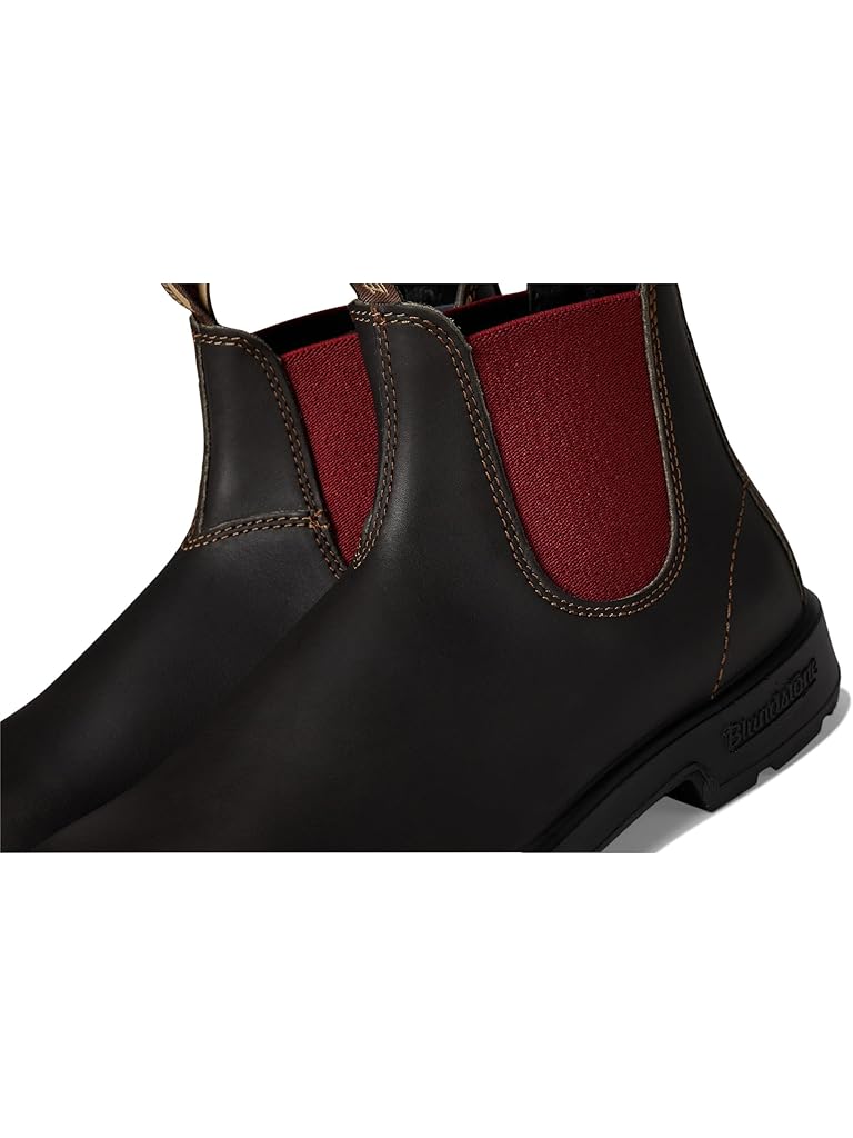 Red Blundstone Original 500 Chelsea Boots