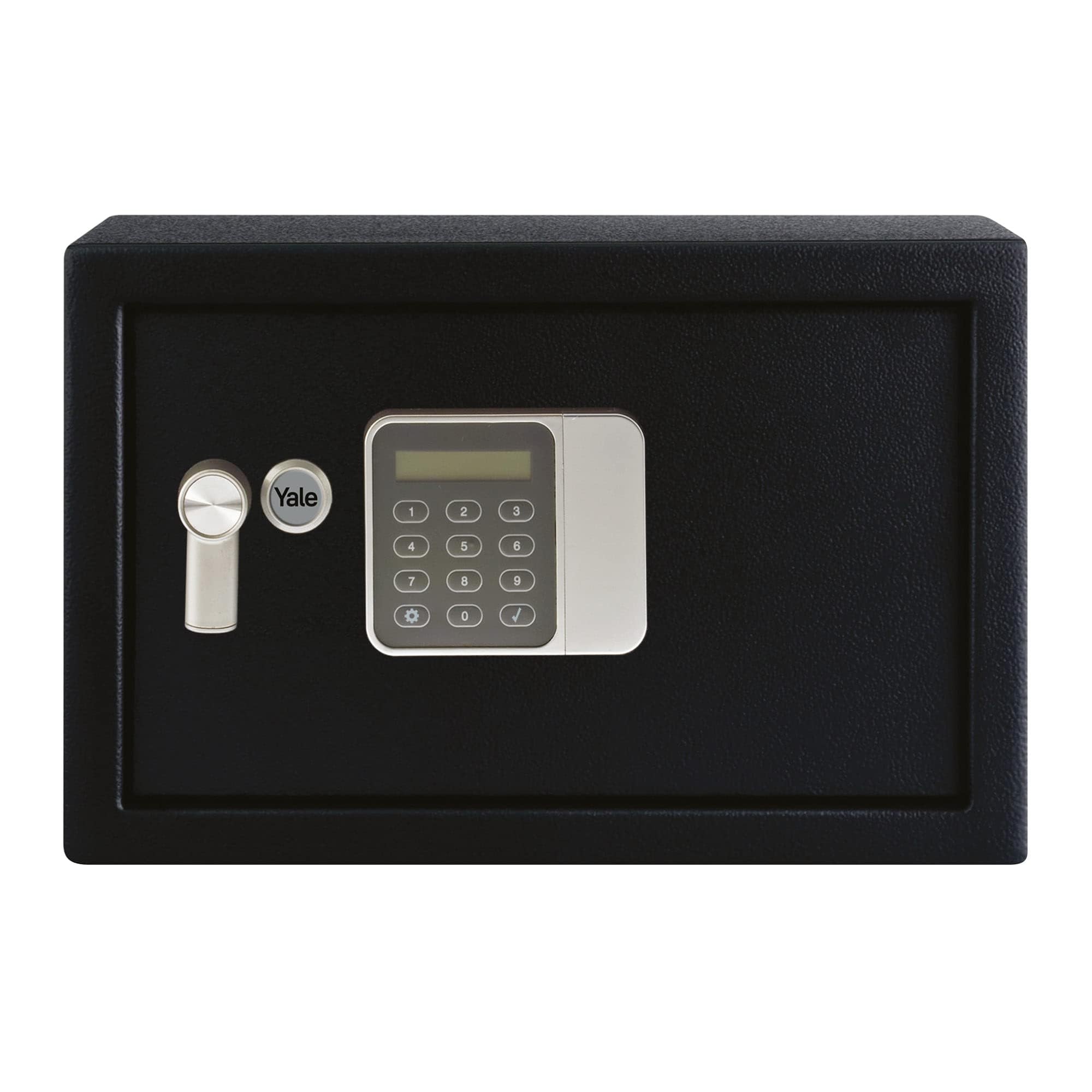 Yale Coffre-Fort Électronique Hôtel - Medium 16L - Serrure électronique 100 000 Combinaisons, Code utilisateur et Code maître 3 à 8 Chiffres pour Clients et hôtelier - 25x35x25cm YSG/250/DB2