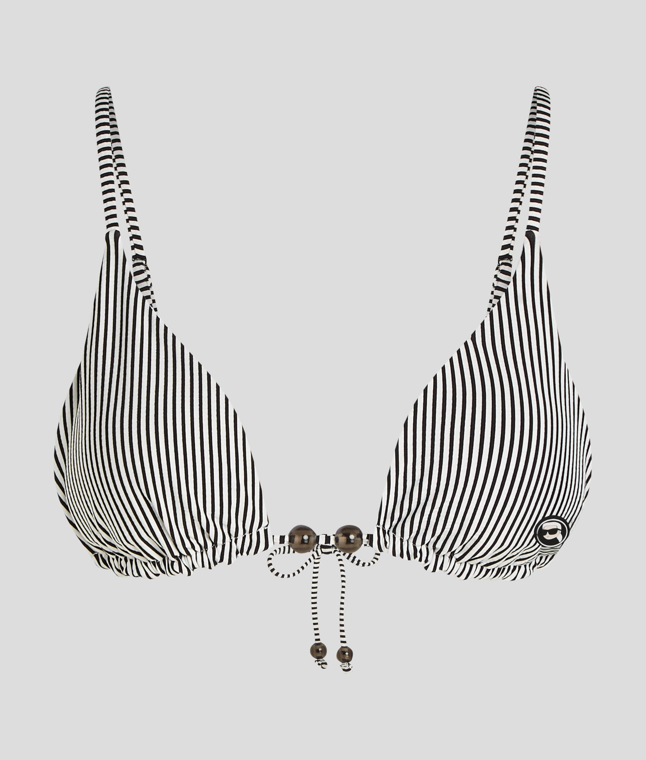 KARL LAGERFELD Mujer Ikon Stripe Triangle Top