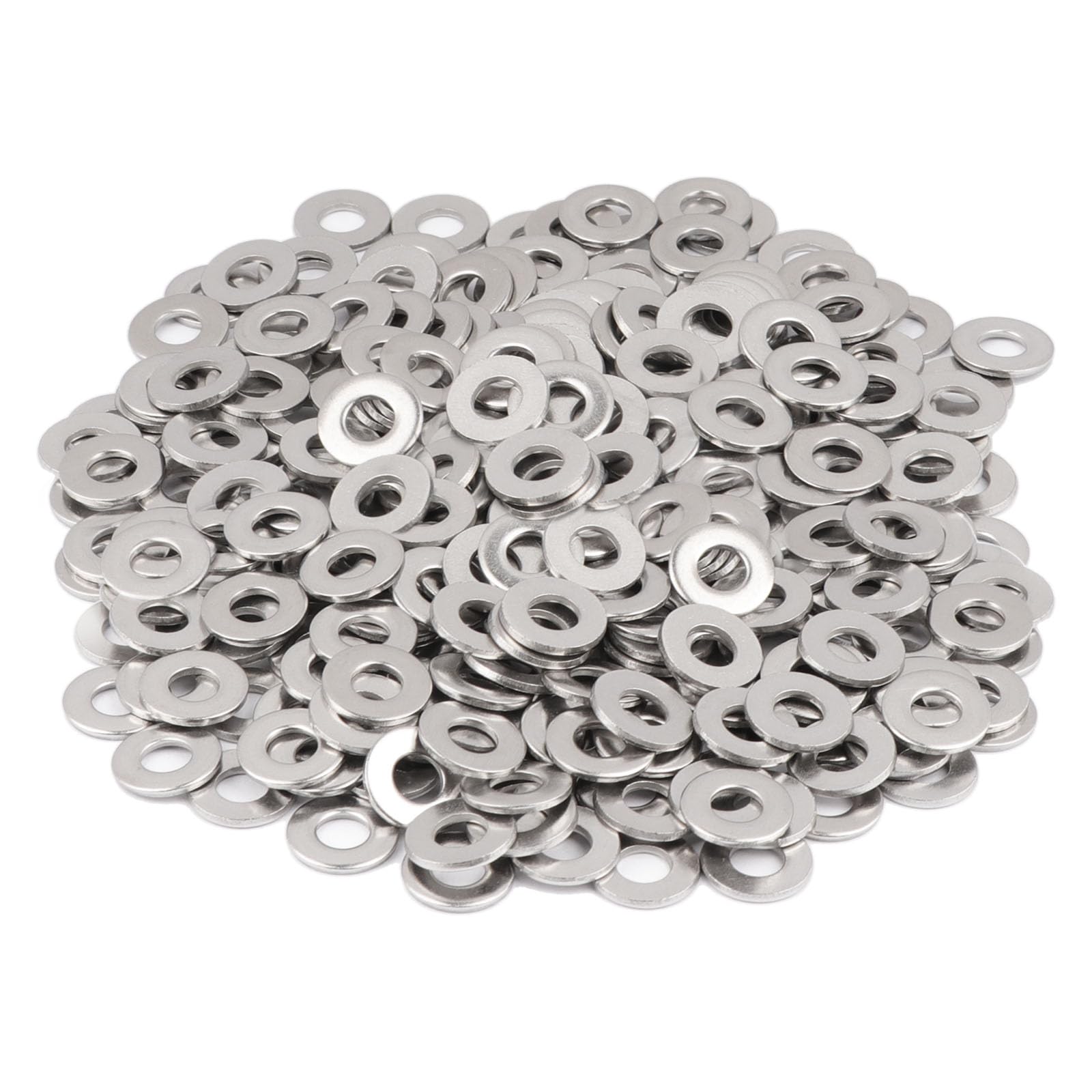 Stainless Steel Flat Washers - 200 Pack -13
