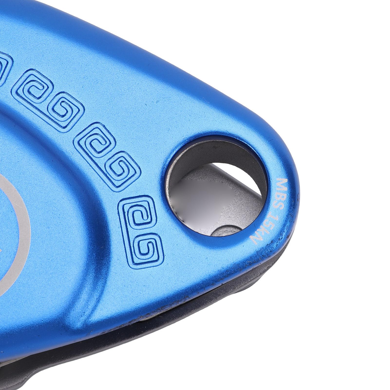 Changor Descenso para Trabajos Aéreos 15KN Forjado Anodizado 10-12mm | 7075 aluminio aeroespacial y acero inoxidable, trabajos aéreos, rescate de emergencia, equipo de rescate, cuerda de 10-12 mm