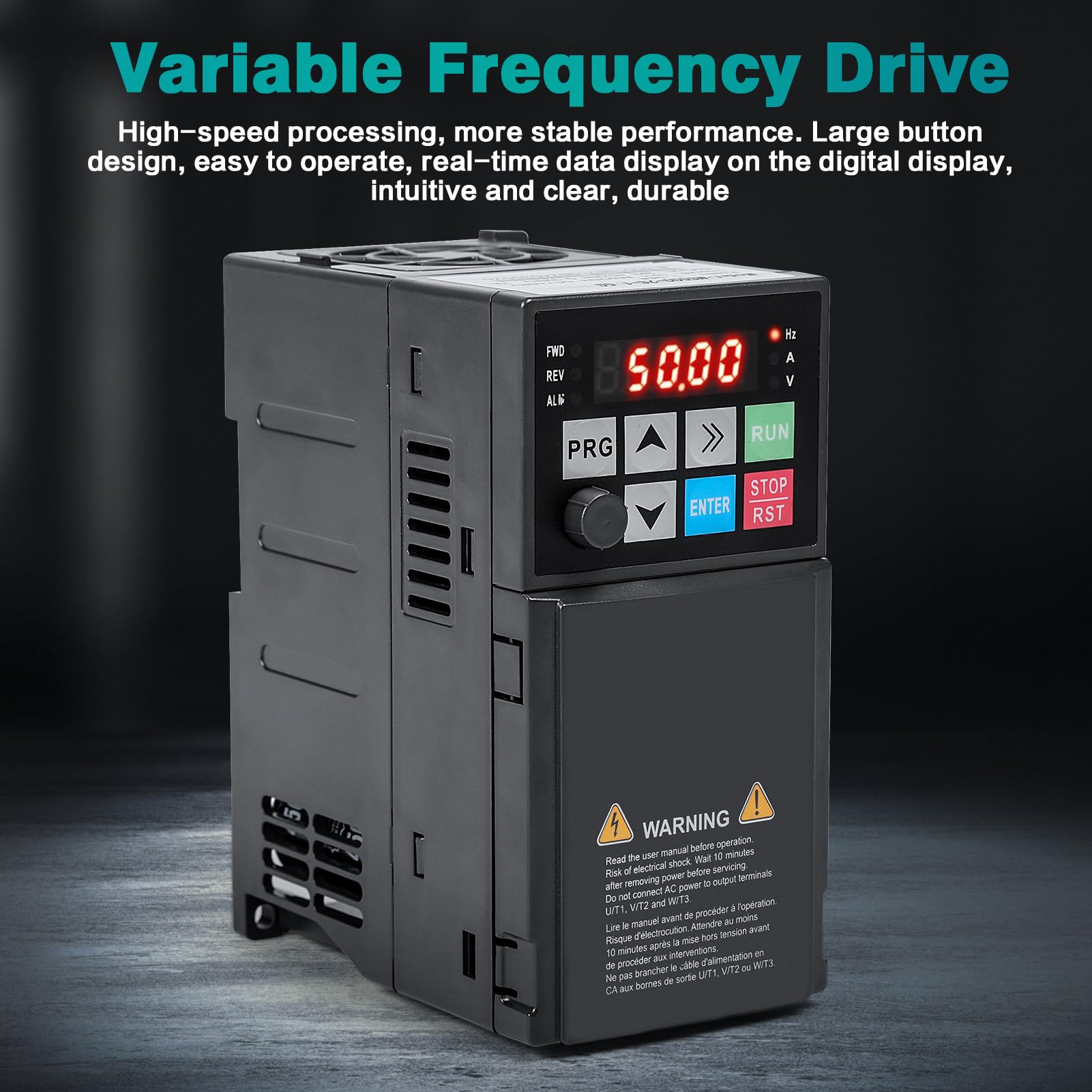 VFD Frequenzumrichter mit variabler Frequenz, 220 V, 1,5 kW, einphasiger auf dreiphasiger VFD-Wechselrichter, Frequenzumwandler für Spindelmotor-Drehzahlregelung