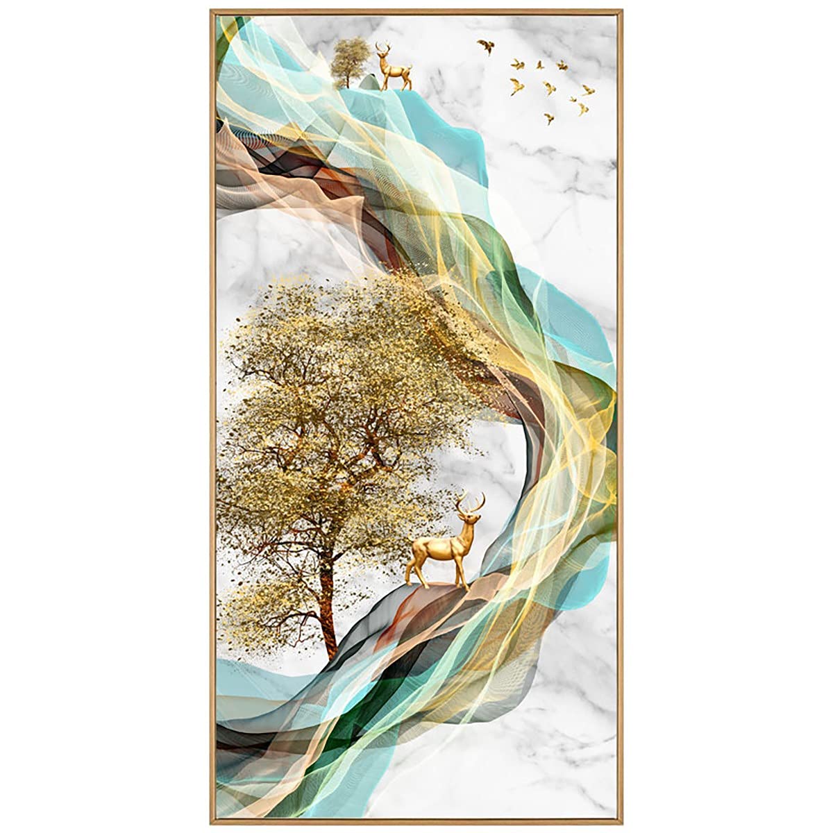 Kit créatif diamond painting élan géant idéal comme cadeau d'anniversaire et art créatif 5D