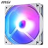 Msi Mag F120 Argb White-3rw Argb 120mm Beyaz 3’lÜ Reverse Kasa Fani