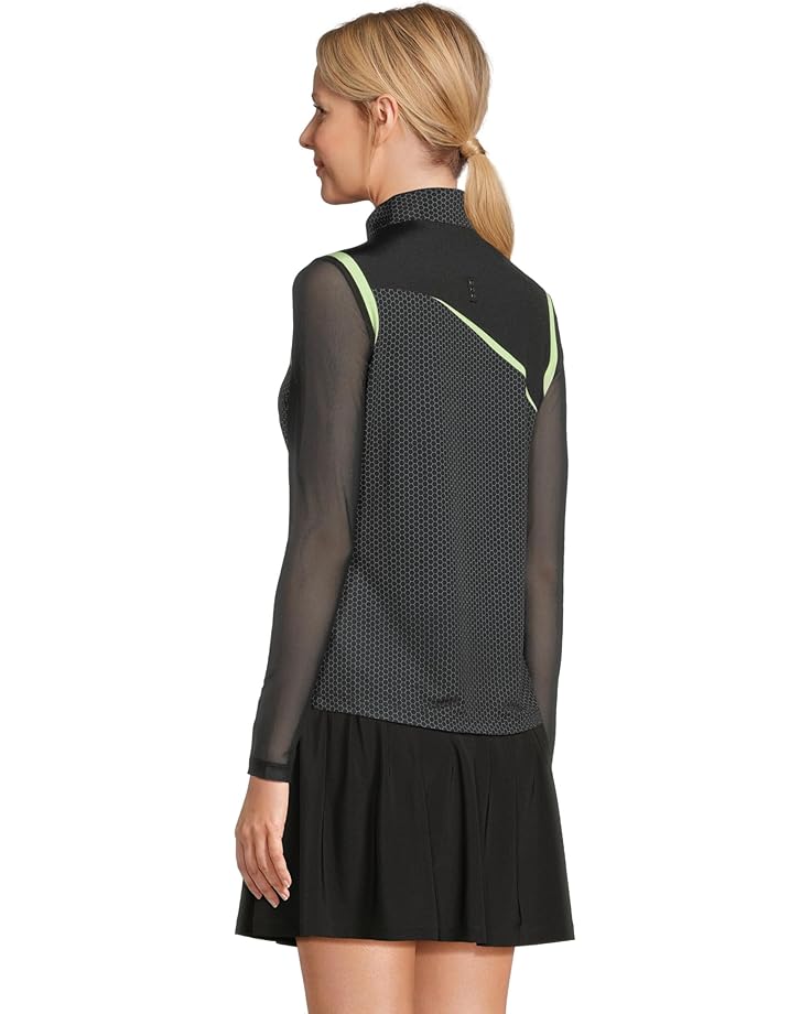 Jamie Sadock Long Sleeve Honey Comb 1/4 Zip Top - #3 of 5