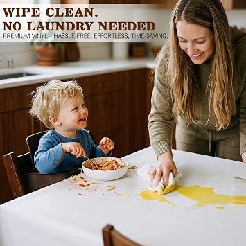 Heavy Duty Table Protector Pad with Flannel Backing for Dining Room