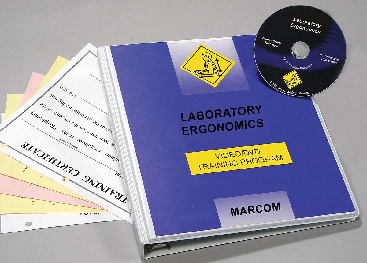 Marcom Group V0001139EL Laboratory Ergonomics DVD Training