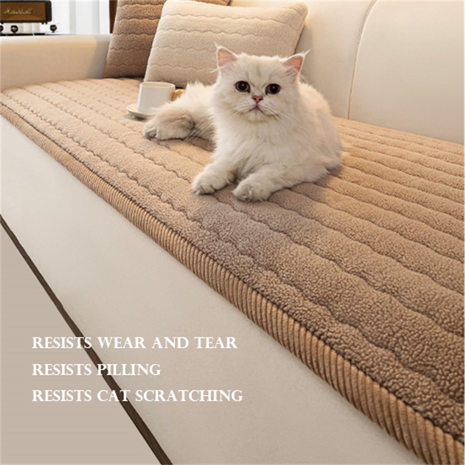Funda protectora antideslizante para sofá para mascotas, lavable a máquina, ajuste seguro, impermeable y duradero, perfecto para perros y gatos (verde, 55 x 160 cm)