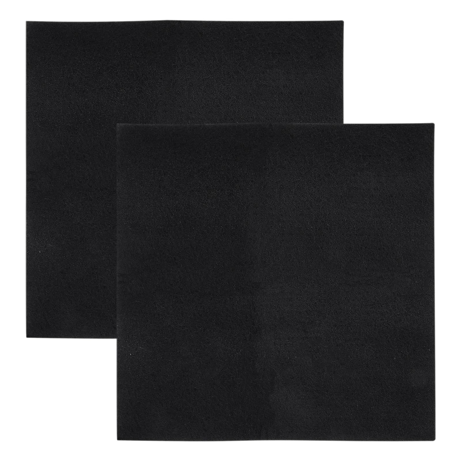 PEUTIER 2pz 56cm Tappetino Antispruzzo per Scarico Olio, Tappetino Quadrato per Fuoriuscite di Olio per Garage Tappetino Antispruzzo Resistente al Calore Tamponi Assorbenti Olio Nero per Vialetto