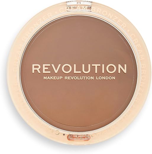 Revolution Beauty London Makeup Revolution Ultra Cream Light Bronzer Cream Matte Finish, For Light To Deep Skin Tones, Vegan & Cruelty Free
