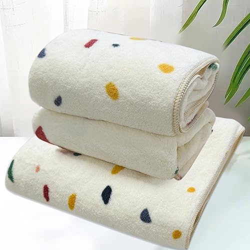 USTIDE Juego de toallas bordadas de hojas rosadas, 1 toalla de baño, 2 toallas de mano ultra suaves y altamente absorbentes, toallas de algodón para