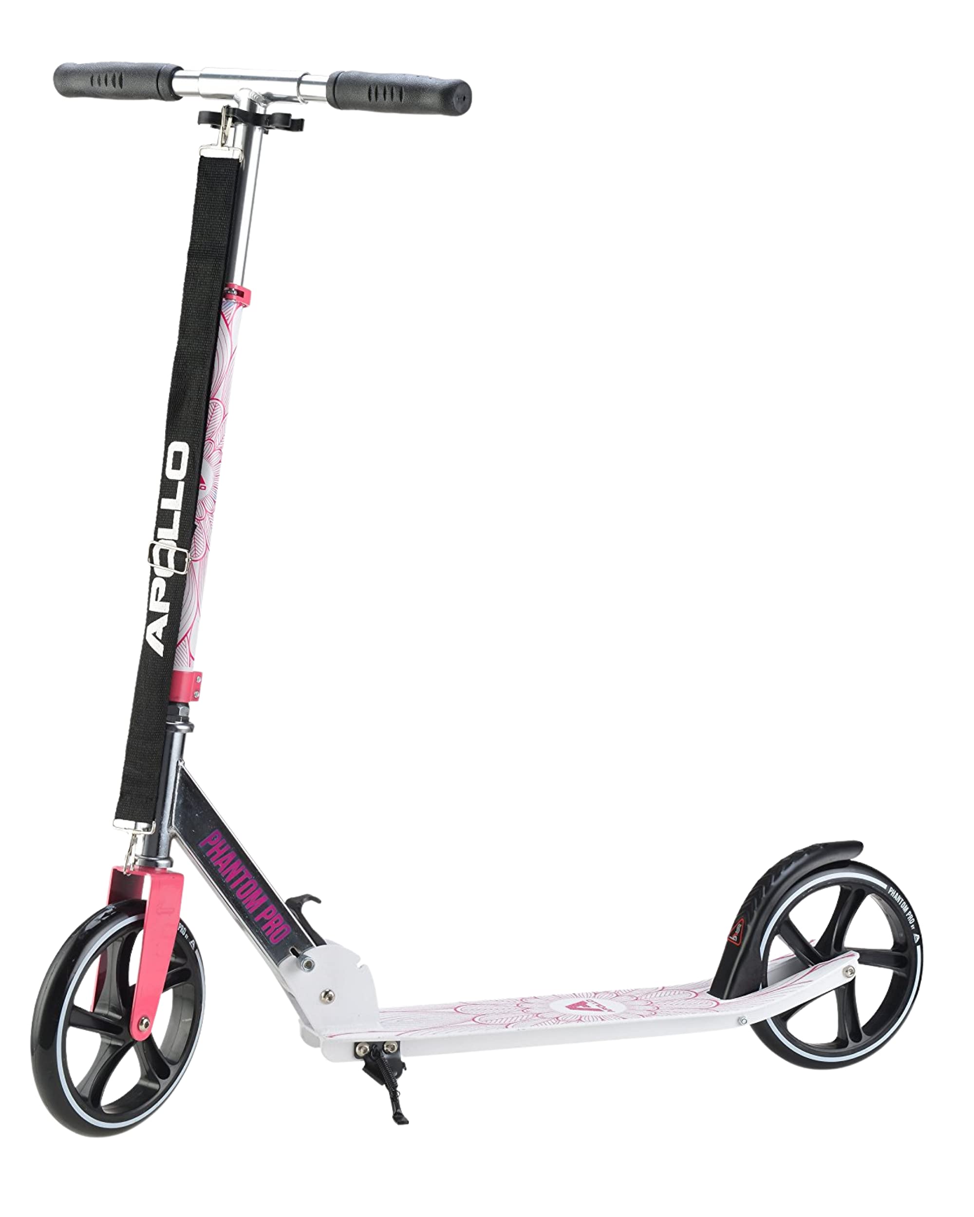 Apollo Trotinette aux Roues XXL - 200mm - Trotinette Freestyle de Ville Phantom Pro - City Scooter Pliable et à Hauteur Ajustable pour Adultes et Enfants