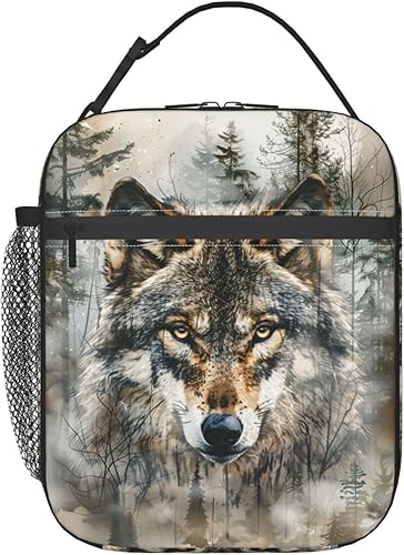 Vista 10 de Lonchera reutilizable de baloncesto para niños, mujeres, hombres y adultos, bolsa de almuerzo deportiva dinámica aislada, bolsa de poliéster