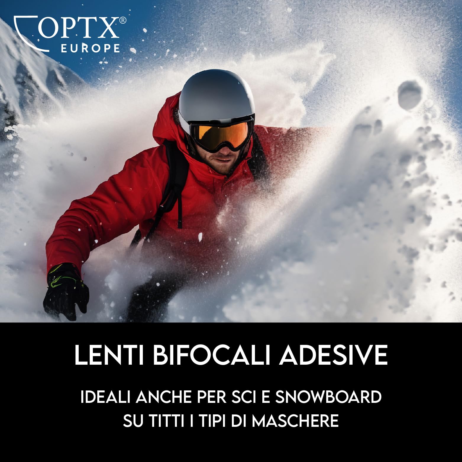 Lentilles bifocales Hydro-adhésives Amovibles pour presbytie (+2.50) pour Lunettes ordinaires et de Sport