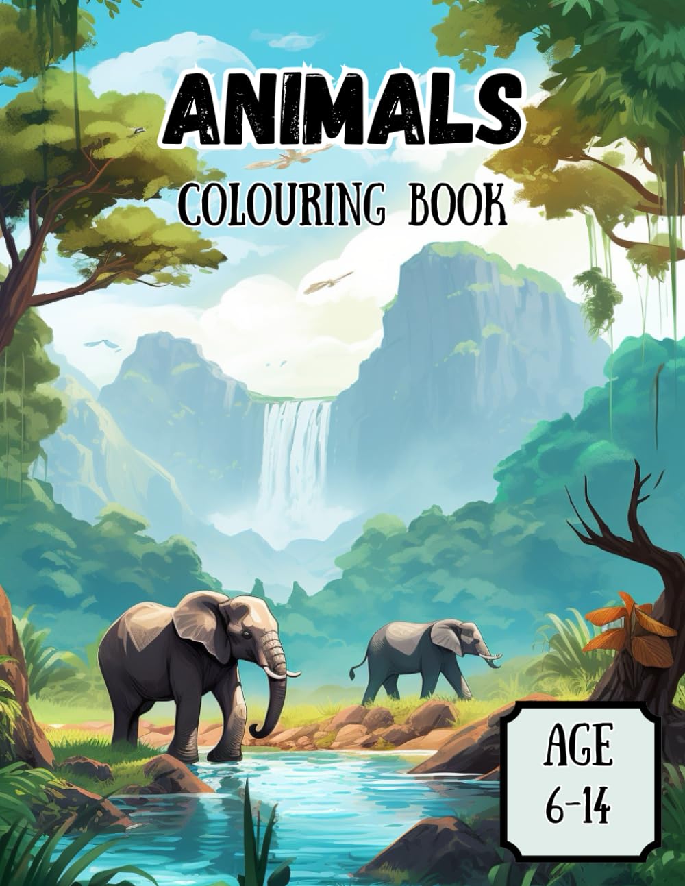 Animal's Colouring Book Awesome Animals Colouring Book for Kids