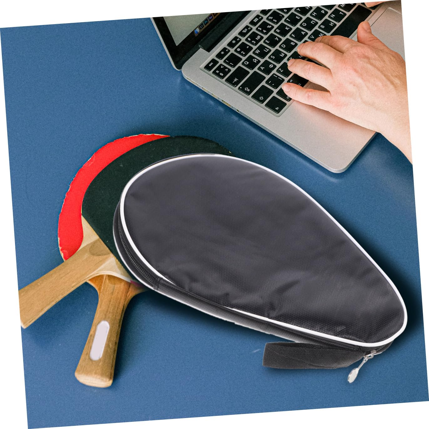 YARNOW Borsa Da Pong Riutilizzabile Organizzatore Borsa Per Racchette Da Pong Organizzazione Custodia Per Racchette Da Pong Sport Portatile Panno Oxford