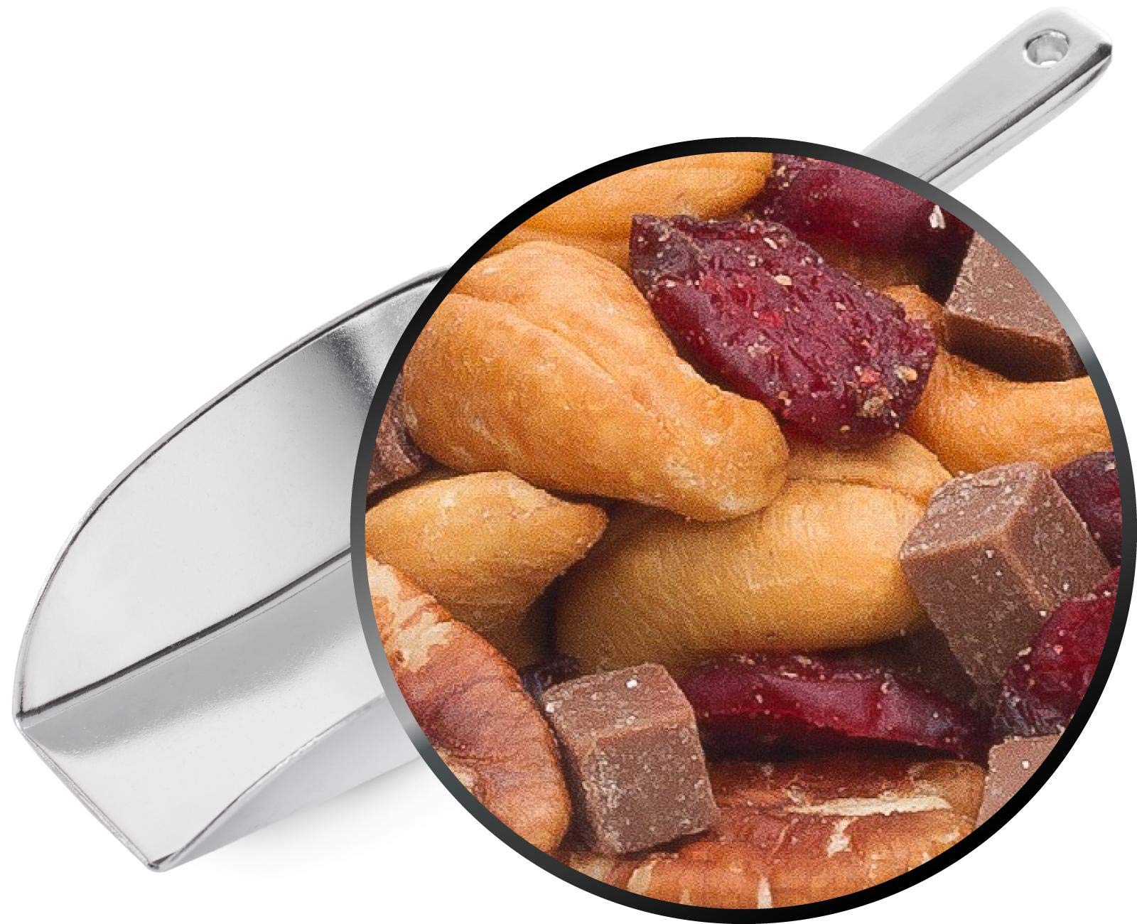1 x 3kg Nussmischung Premium Studentenfutter mit Würfelschokolade & Trockenfrüchte Pekannuss Cashew Kirsche Cranberry ohne salzzusatz vegetarisch glutenfrei
