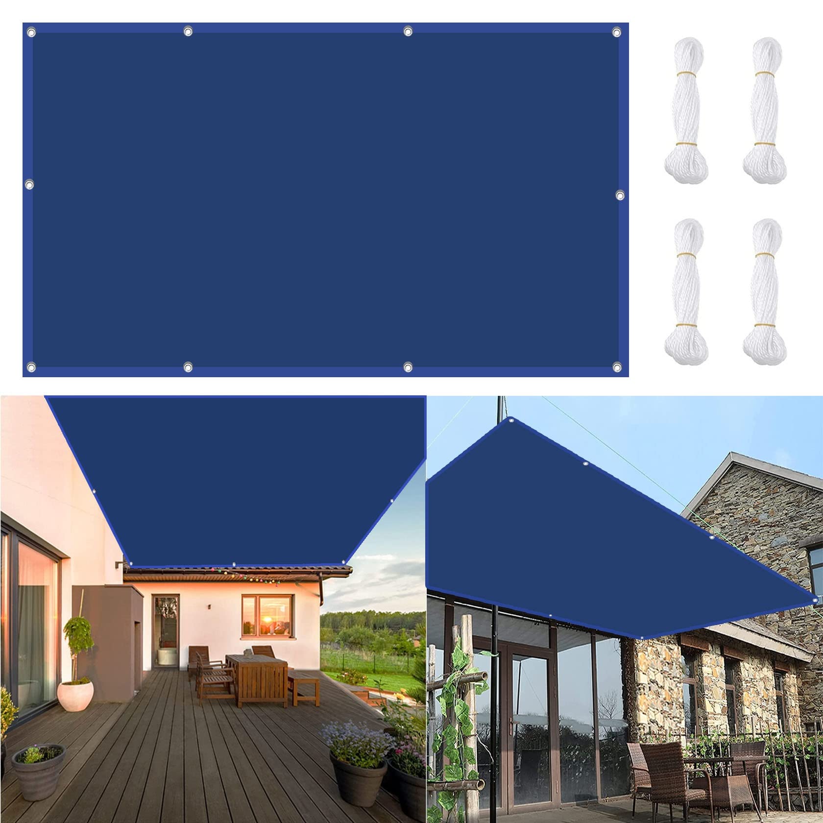 Corda Treccia Surf Gialla 4mm - 30 Metri | Resistente Ai Raggi UV E All'Abrasione - Foto 3