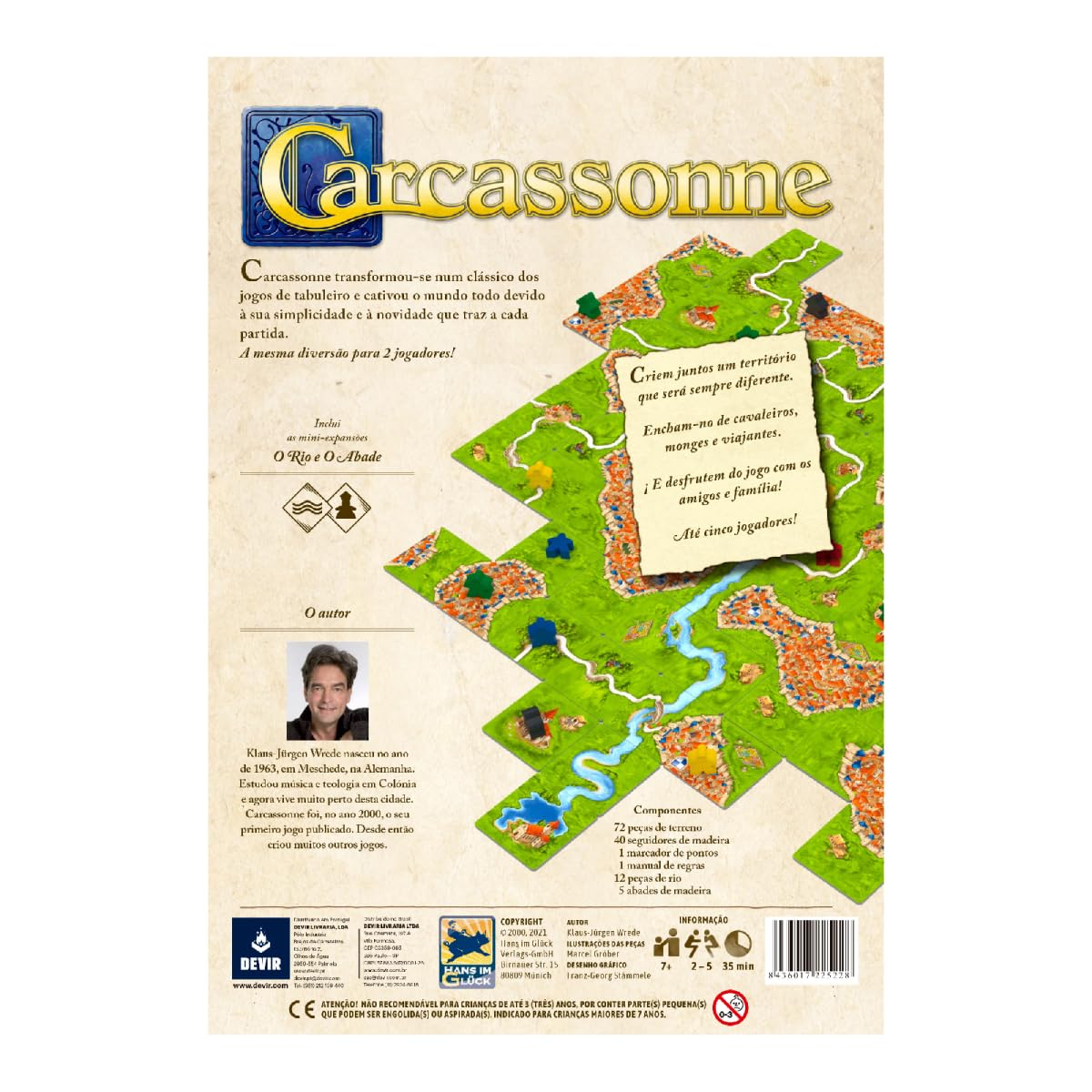 Devir - Carcassonne en Portugues (BGCARCPT2)